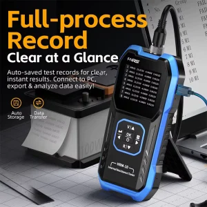FNIRSI HRM-10 High Precision Lithium Battery Internal Resistance Instrument TFT HD Color Display Data Storage Resistance Meter