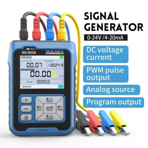FNIRSI SG 003A Sine Wave Adjustable 0-10V Current Voltage Simulator 4-20mA Signal Generator Transmitter Calibrator LCD OEM