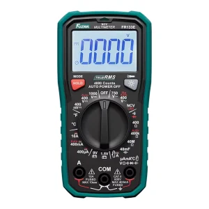 FR133E 4000 Counts 600V True RMS Manual-Range Digital Multimeter Ohm Tester