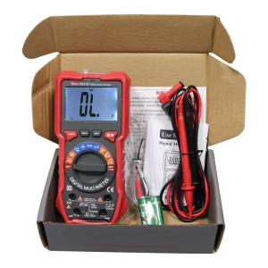 FR17C Transistor Tester Ohm Capacity Diode Digital Multimeter AC DC Ammeter Voltmeter