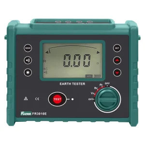 FR3010E Upgraded Ground Resistance Test Meter Earth Resistance Soil Resistivity Tester