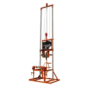 FSC 100 Sound Pipe Unclogging Rig Water Well Drilling Rig Machine for Drilling 80m Depth