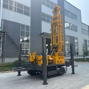 FT Heavy Duty Diesel Water Well Drilling Rig Deep Borehole Construction Portable Tracked Wheeled Hydraulic Rotary Machine