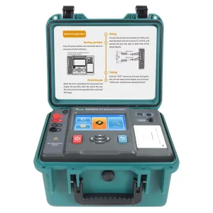 FUZRR ES3072 Dc Resistance Quick Tester Four Wire Method 20A Winding Resistance Tester Transformer