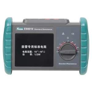 FUZRR ES9010 Four Wire Standard Correction Instrument Multi Gear Wirewound Resistance Lightning Rod Grounding Meter