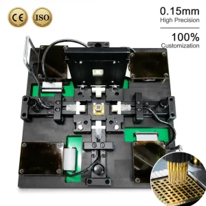 Factory Aluminum Alloy 3D Chip Test Fixture 0.15mm Probe Hole Semiconductor IC Testing Equipment Jig