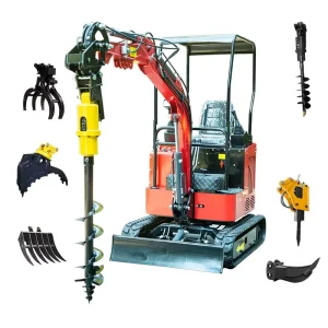 Factory Customized Mini Excavator Auger Post Hole Digger Drilling Machine Hydraulic Earth Auger Drive Machine for Sale