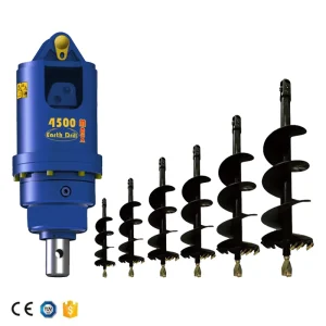 Factory Customized Mini Excavator Auger Post Hole Digger Drilling Machine Hydraulic Earth Auger Drive Machine for Sale