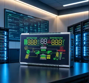 Factory Customized Tn Stn Fstn Va Htn 7 Segment Glass LCD Display Water Meter Pulse Counter LED Backlight (-20~+70 Operating