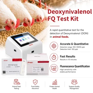 Factory Direct Aflatoxin Fluorescence Immunoassay Test Kit for Deoxynivalenol in Animal Feed