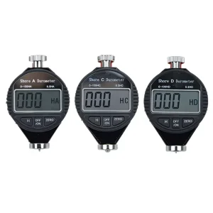 Factory Direct Digital Display Shore Hardness Tester for Silicone Rubber Types D and C