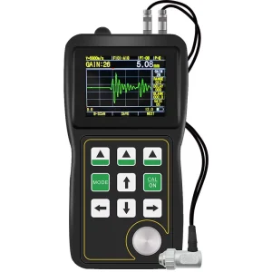 Factory Direct Portable Metal, Steel, and Aluminum Alloy Thickness Gauge