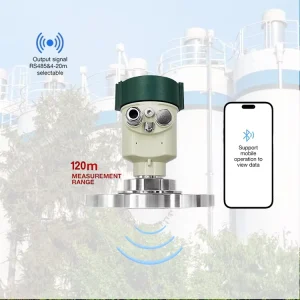 Factory Direct Sales 80GHz Radar Level Gauge IP68 1mm Accuracy Stainless Steel