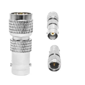 Factory Directly Mini UHF Male Plug PL259 to BNC Female Jack RF Coaxial Coax Connector Adapter In Stock