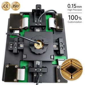 Factory Double Press-Fit Semiconductor Chip Testing Equipment 0.15mm Probe Hole Aluminum Alloy 3D Test Fixture