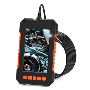 Factory Industrial Borescope Camera P40 Endoscope Camera 4.3 inch Screen 8mm Lens 1080P 2m Hard Cable 8LED Pipe Inspection Camera