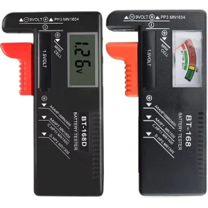 Factory Outlet BT 168D BT168 Battery Level Tester Digital Display Can test the 5th and 7th Rechargeable Batteries