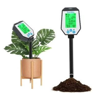 Factory Price 6 in 1 Handheld Soil Tester Meter Instant Reading pH Sunlight Humidity EC Moisture Temp Customizable OEM Support