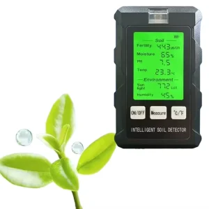 Factory Price 6 in 1 Intelligent Soil Fertility Tester PH/Moisture/Temp/Sunlight/Humidity Soil Meter Agriculture Garden Farmer