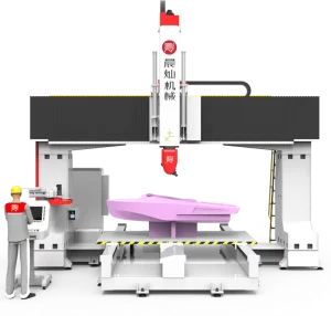 Factory Price High Speed 5 Axis Cnc Wood Carving Boat Molding Router Foam CNC Milling Machine Manufacturers
