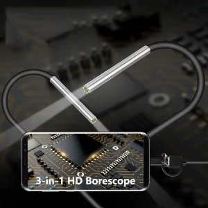 Factory Price OV9734 CMOS 3 in 1 Usb HD 720P Industrial Borescope Air Conditioner Duct Peephole 3.9mm Endoscope Camera Module