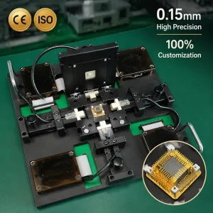 Factory Semiconductor IC Testing Equipment 0.15mm Probe Hole Aluminum Alloy 3D Chip Test Fixture Jig