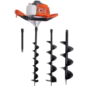 Factory Supply Power Earth Auger Digger Machinery DIY Grade 2 Stroke 4 Stroke Metal Earth Auger Machine Hole Digger Machine