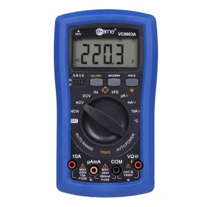 Factory VC9803A Induction Temperature Capacitance Frequency True Effective Value Multi Function Multimeter Blue