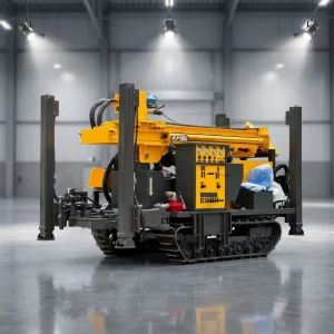 Farm Water Well Drilling Machine Diesel Powered Borehole Rig with Adjustable Depth and Diameter