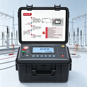 Fast Test Measuring Instruments HV Insulation Resistance Tester HV Megohmmeter 5kV