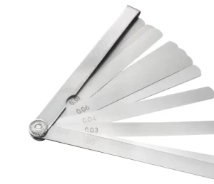 Feeler Gauge Kit 100mmm*17pcs (0.02 0.03 0.04 0.05 0.06 0.07 0.08 0.09 0.1 0.15 0.2 0.25 0.3 0.4 0.5 0.75 1.0)Measurements Tools