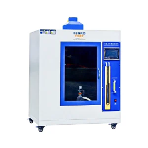 Flammability Testing Equipment with Adjustable Gas Flow and Flame Height Touch Screen Control