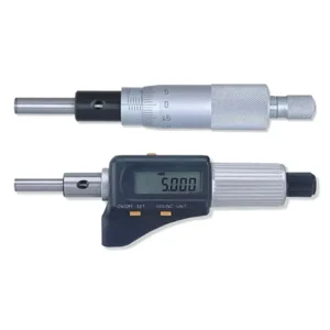 Flat Spindle Face Mechanical Digital Micrometer Head 50mm with Lock