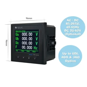Flexible MOQ White Label Multifunction Digital Panel Meter Multifunction Energy Meter