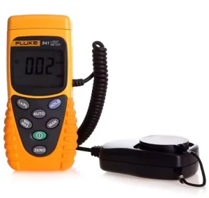 Fluke 941 Portable Light Meter Accurate Illuminance Measurement in Lux or Foot Candles for Measuring and Analyzing Instruments