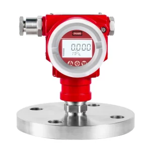 Flush Diaphragm Pressure Level Indicator Transmitter with Digital Display 4-20mA RS485 Output for Tank Liquid Level Measurement