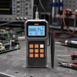 Flux Pro Portable Digital Gauss Meter High Accuracy 0.5% Radial Hall Probe Lithium Battery Warranty for Testing