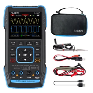 FNIRSI 2C53T Portable 3 in 1 Digital Oscilloscope Signal Generator Multimeter Dual Channel Handheld Oscilloscope