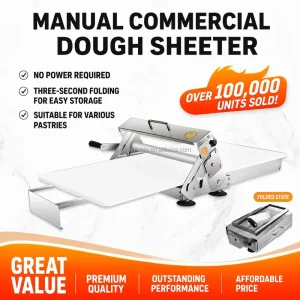 Folding Dough Rolling Machine Rolling Boards Compact Manual Dough Sheeter Machine laminoir patisserie manuel Sfogliafacile
