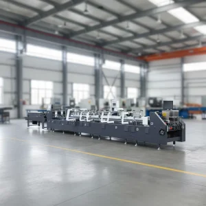 Folding Gluing Machine Manufacturers with Plasma Gun Automatic 4 6 Corner Mini Cardboard Box Folder Gluer