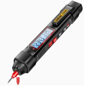 For A3006 4 Digit Digital Multimeter 4000 Count Professional AC DC Voltage Tester 600V Pen Type High Precision Low Battery