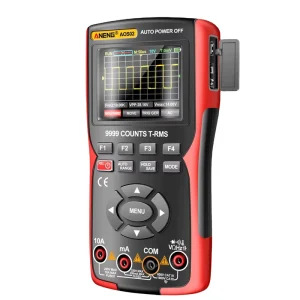 For ANENG AOS02 Professional Digital Oscilloscope Multimeter True RMS 48MS s Sampling Rate 10MHZ Analog Bandwidth Data Storage