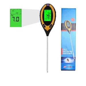 Four in One Soil Tester Light Temperature Soil Humidity Meter pH Tester