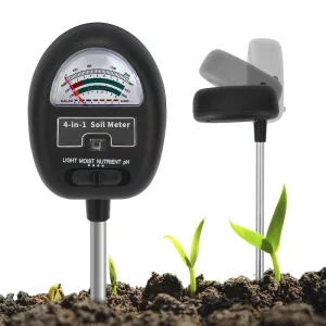 Four in one Soil Type Testing Kit Soil Sensor measuring Humidity Light Nutrients and pH Value Requires No Batteries