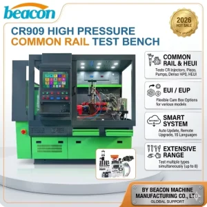 Full Automatic Common Rail Tester CR909 High Pressure Common Rail Injector Pump Test Bench for HEUI EUI EUP Testing