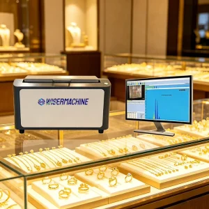 Full Element XRF Analyzer With New Detector 0.005μm Precision for Metal Coating & RoHS Test in Gold Bar Centers