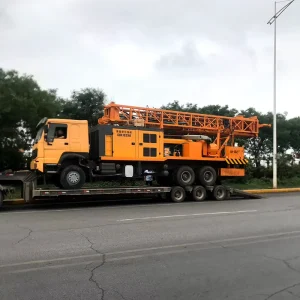 Full Set Water Well Drilling Rig with Air Compressor 300m Hydraulic Crawler Borehole Machine OEM ODM CE ISO