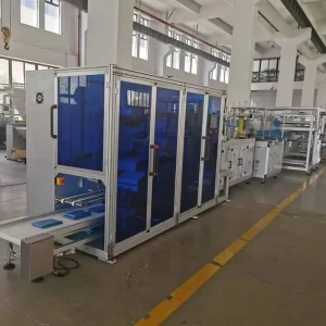 Fully Automatic High Speed Non woven Fabric Beauty Salon Surgical Drap Bed Sheet Folding Machine PLC Motor 220V/380V 0-60m/min
