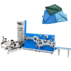 Fully Automatic Nonwoven Disposable Bed Sheet Folding Machine for Medical Sheet Production