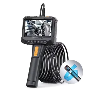 G10 Pro Portable 5Inch Industrial Endoscope Two Ways Camera 8mm Rigid IP67 Sewer Pipe Inspect Video Borescope Repair Tools